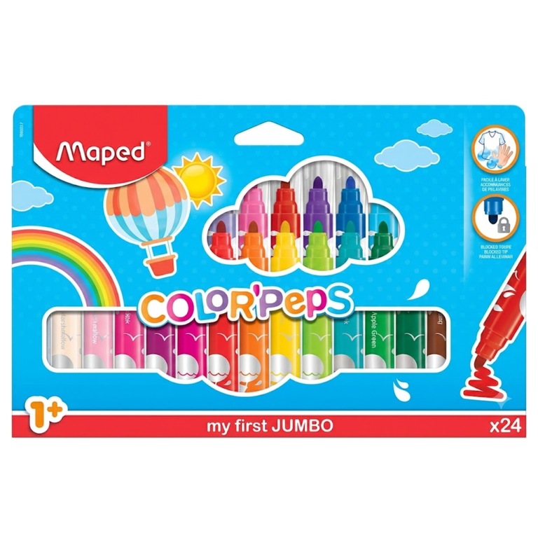 Maped Color Peps Marker Jumbo 1X24 FR84622200